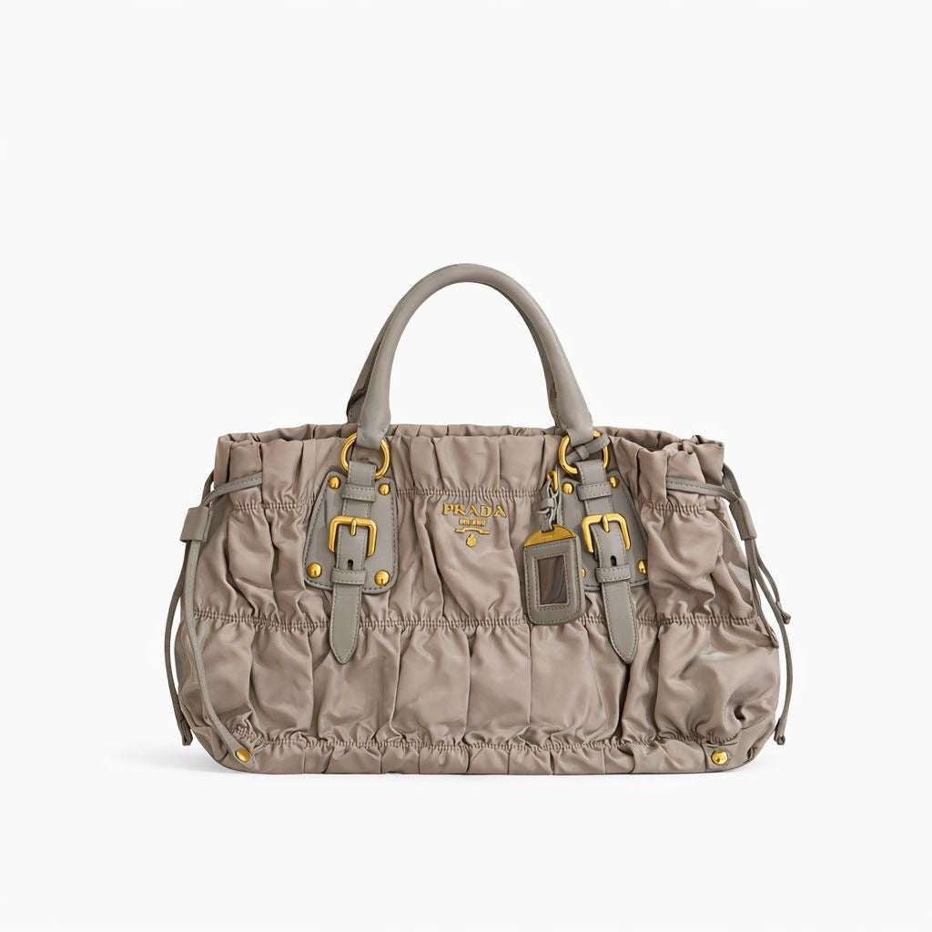 PRADA TESSUTO GAUFRE NYLON TOTE BAG