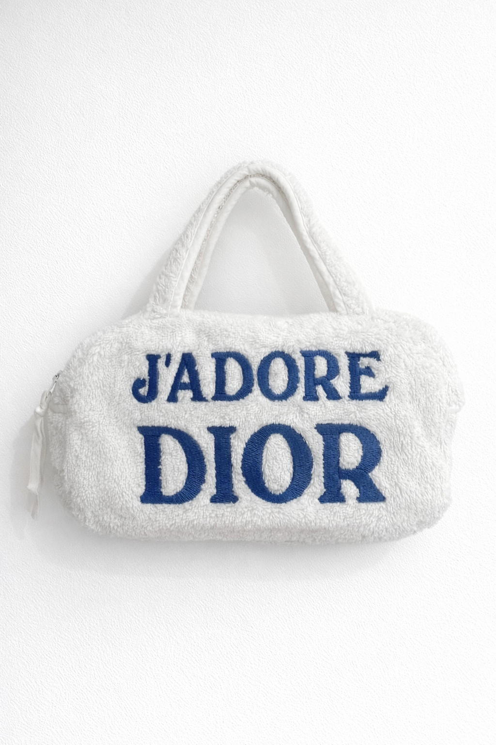 DIOR 'J'ADORE DIOR' TERRY TOWEL MINI BOSTON BAG